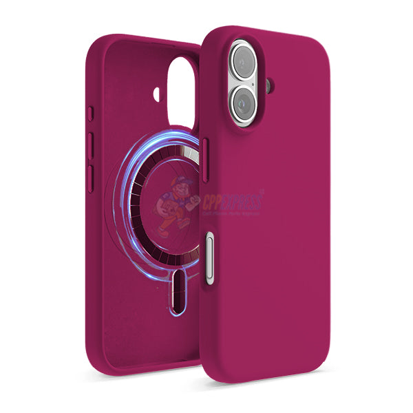 iPhone 16 MagSafe Magnetic Silicone Case - Pitaya