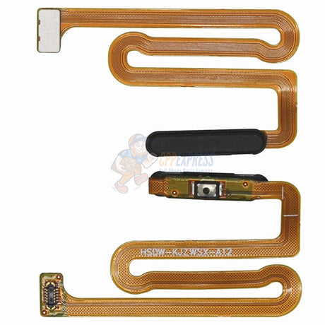 Samsung Galaxy A12 Power Flex Cable With Fingerprints - Black