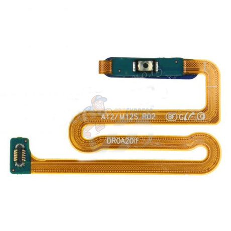 Samsung Galaxy A12 Power Flex Cable With Fingerprints - Red