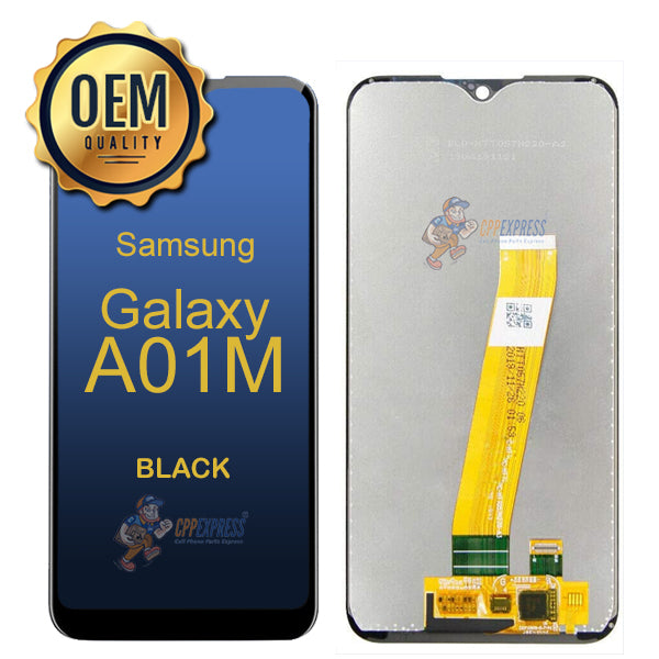 Samsung Galaxy A01M- LCD Touch Screen Digitizer Assembly Without Frame - Black