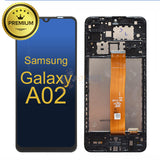 Samsung Galaxy A02 LCD Touch Screen Digitizer Assembly With Frame - Black