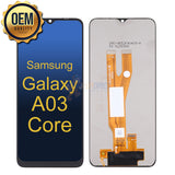 Samsung Galaxy A03 Core LCD Touch Screen Digitizer Assembly Without Frame - Black