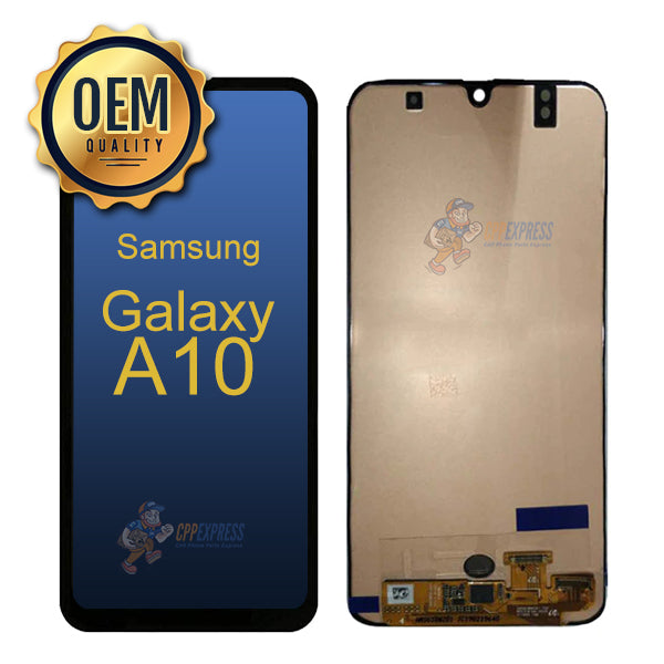 Samsung Galaxy A10 - LCD &amp; Assembly  Without Frame - Gold