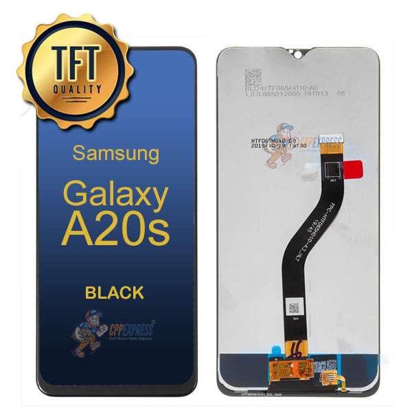 Samsung Galaxy A20S (A207 / 2019) - LCD Touch Screen Digitizer Assembly Without Frame - Black