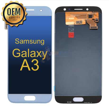 Samsung Galaxy A3 2017 (SM-A320) - LCD Touch Screen Digitizer Assembly Without Frame - White