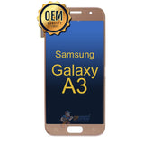 Samsung Galaxy A3 2017 (SM-A320) - LCD Touch Screen Digitizer Assembly Without Frame - Gold