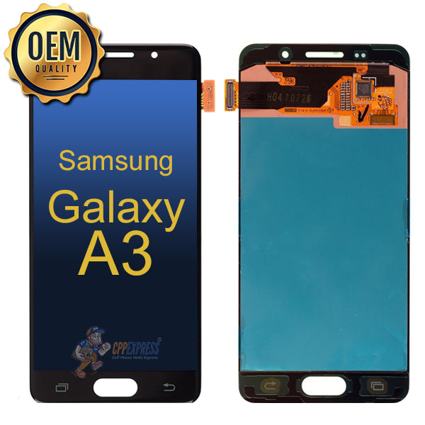 Samsung Galaxy A3 - LCD Touch Screen Digitizer Assembly Without Frame - Black