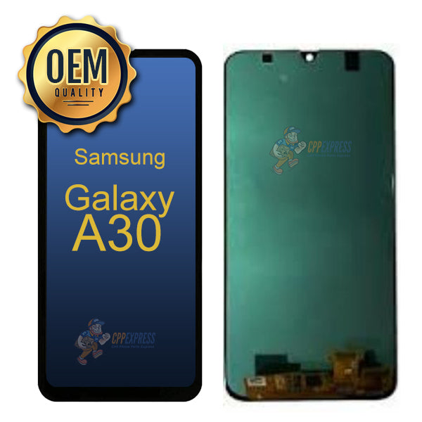 Samsung Galaxy A30 - LCD &amp; Assembly  Without Frame - Gold