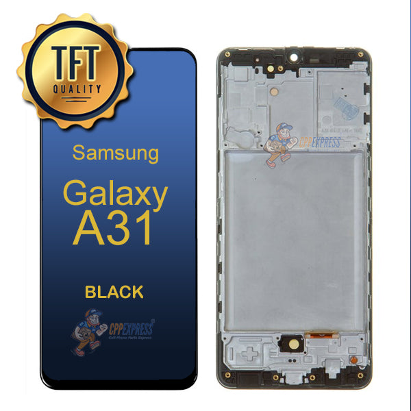 Samsung Galaxy A31 - LCD Touch Screen Digitizer Assembly With Frame - Black