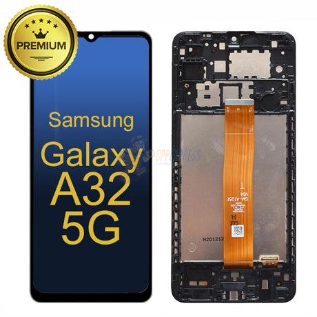 Samsung Galaxy A32 5G LCD Touch Screen Digitizer Assembly With Frame - Black