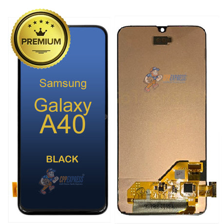 Samsung Galaxy A40 - LCD &amp; Assembly  Without Frame - Black