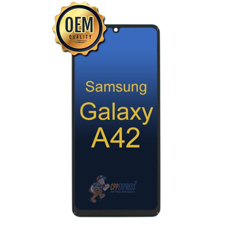 Samsung Galaxy A42 LCD Touch Screen Digitizer with Frame - Black