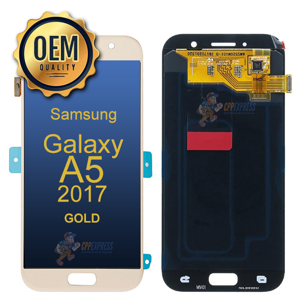 Samsung Galaxy A5 2017 (SM-A520) - LCD &amp; Assembly Without Frame - Gold