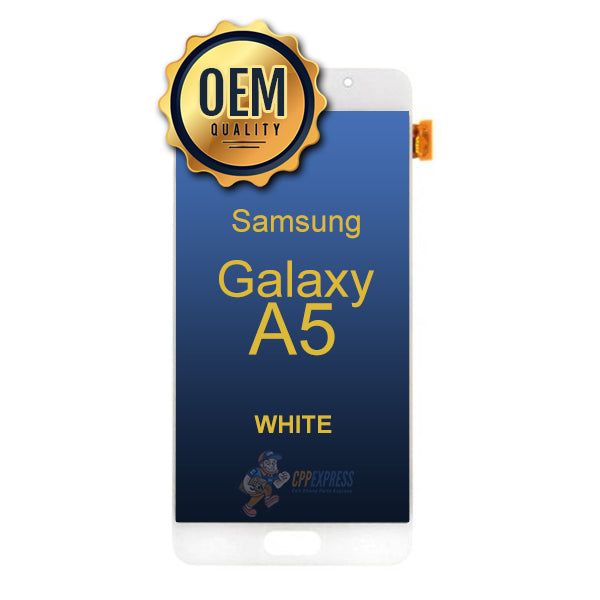 Samsung Galaxy A5 - LCD &amp; Assembly Without Frame - White