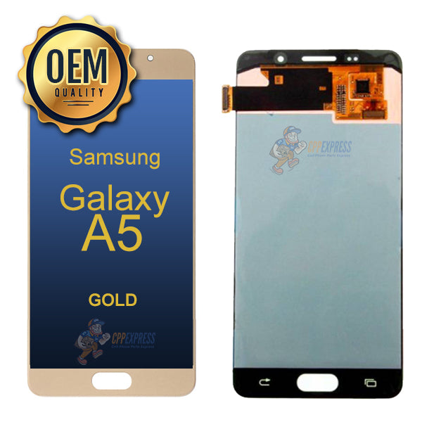 Samsung Galaxy A5 - LCD Touch Screen Digitizer Assembly Without Frame - Gold