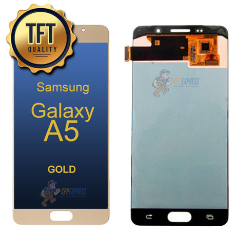 Samsung Galaxy A5 SMA510 TFT - LCD and Assembly Without Frame - Gold