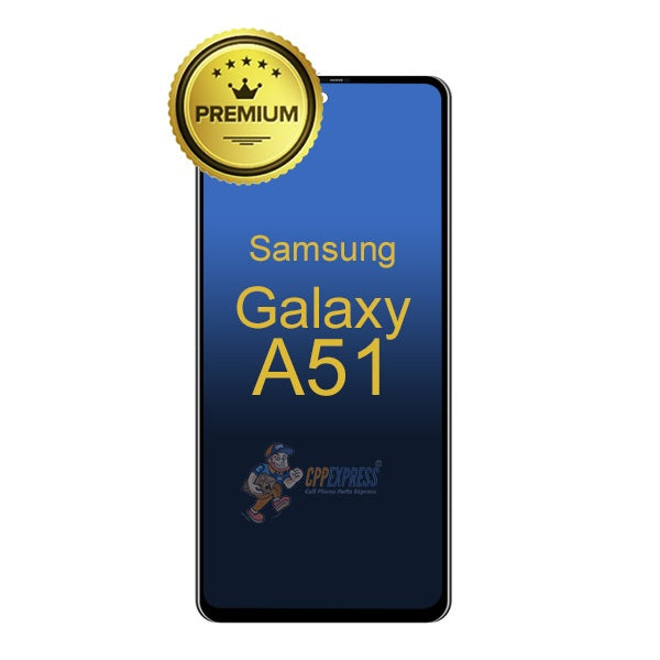 Samsung Galaxy A51 - LCD Touch Screen Digitizer with Frame - Black