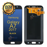 Samsung Galaxy A7 2017 (SM-A720) - LCD &amp; Assembly  Without Frame - Black