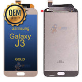 Samsung Galaxy J3 LCD Touch Screen Digitizer &amp; Assembly without Frame - Gold