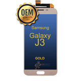 Samsung Galaxy J3 LCD Touch Screen Digitizer &amp; Assembly without Frame - Gold