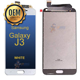 Samsung Galaxy J3 LCD Touch Screen Digitizer without Frame - White