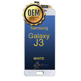 Samsung Galaxy J3 LCD Touch Screen Digitizer without Frame - White