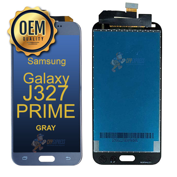 Samsung Galaxy J3 Prime J327 2017 LCD Touch Screen Digitizer without Frame - Gray