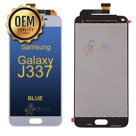 Samsung Galaxy J3 2018 J337 - LCD Touch Screen Digitizer Assembly Without Frame - Blue