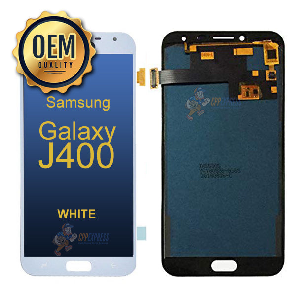 Samsung Galaxy J4 J400 2018 - LCD Touch Screen Digitizer &amp; Assembly Without Frame - White