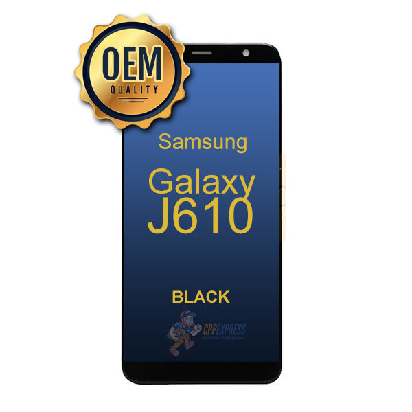 Samsung Galaxy J6 Plus J610 2018 - LCD Touch Screen Digitizer &amp; Assembly Without Frame - Black