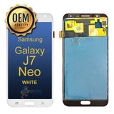 Samsung Galaxy J7 Neo 2017 - LCD Touch Screen Digitizer &amp; Assembly Without Frame - White