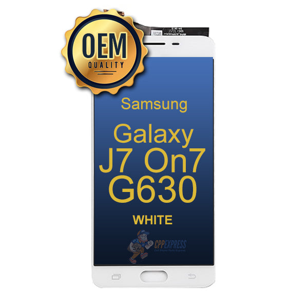 Samsung Galaxy J7 On7 G630 LCD Touch Screen Digitizer and Assembly - White