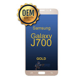 Samsung Galaxy J700 2015 - LCD Touch Screen Digitizer &amp; Assembly Without Frame - Gold