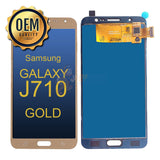 Samsung Galaxy J710 2016 - LCD Touch Screen Digitizer &amp; Assembly without Frame - Gold