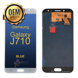 Samsung Galaxy J710 2016 - LCD Touch Screen Digitizer &amp; Assembly without Frame - Blue