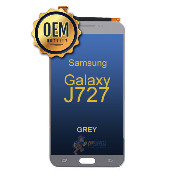 Samsung Galaxy J7 V J727 2017 LCD Touch Screen Digitizer &amp; Assembly without Frame - Gray