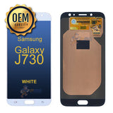 Samsung Galaxy J730 2017 LCD Touch Screen Digitizer &amp; Assembly without Frame - White