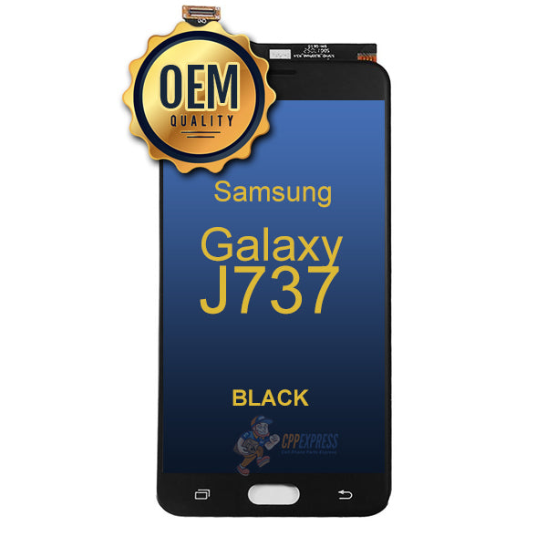 Samsung Galaxy J737 2018 - LCD Touch Screen Digitizer &amp; Assembly Without Frame - Black