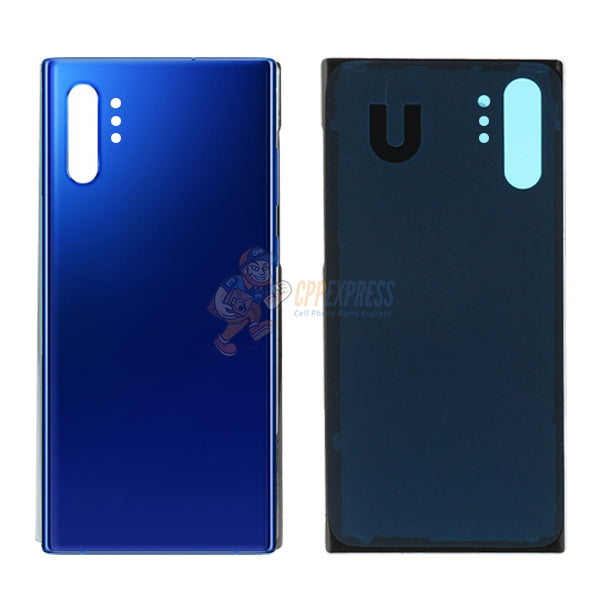 Samsung Galaxy Note 10+ Back Glass Cover Battery Back Door Housing Premium Replacement Aura Blue