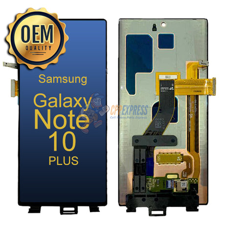 Samsung Galaxy Note 10 Plus - LCD Screen Touch Digitizer Assembly Without Frame - Black