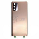 Samsung Galaxy Note 20 - Battery Back Glass Door Cover Housing with Camera Lens Installed Brown