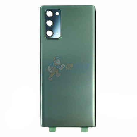 Samsung Galaxy Note 20 - Battery Back Glass Door Cover Housing with Camera Lens Installed Green