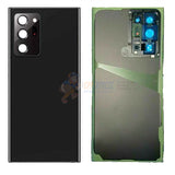 Samsung Galaxy Note 20 Ultra - Battery Back Glass Door Cover Housing with Camera Lens Installed Black