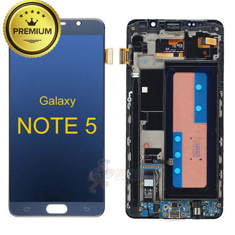 Samsung Galaxy Note 5 Premium LCD &amp; Assembly with Frame - Blue