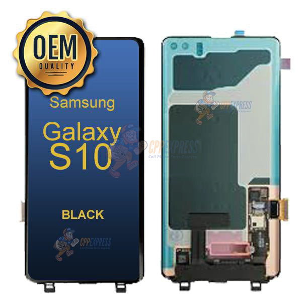 Samsung Galaxy S10 - LCD &amp; Assembly  Without Frame - Black