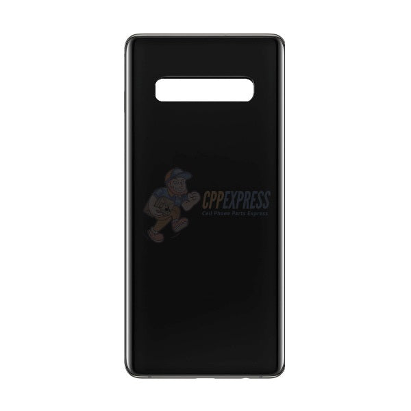 Samsung Galaxy S10 Plus Battery Back Door Glass - Perfect Fit Premium Back Cover -  Black