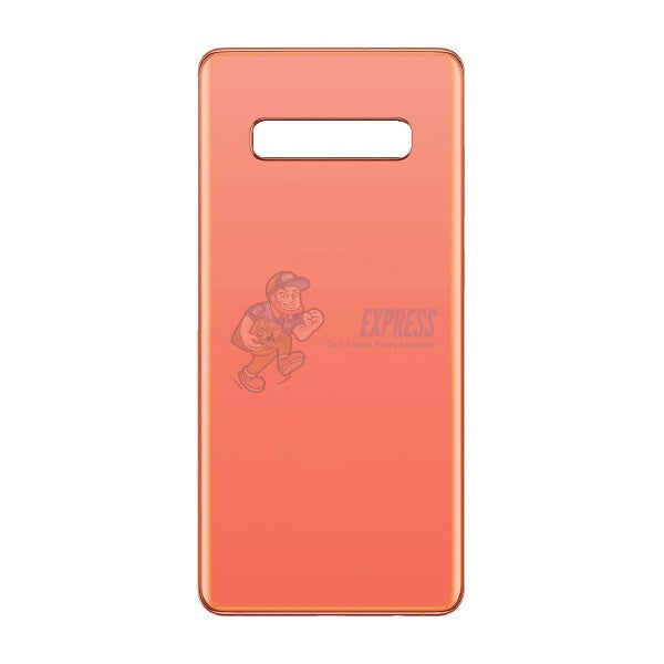 Samsung Galaxy S10 Plus Battery Back Door Glass - Perfect Fit Premium Back Cover - Flamingo Pink