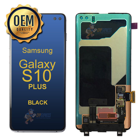 Samsung Galaxy S10 Plus - LCD Touch Screen Digitizer Assembly Without Frame - Black