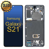 Samsung Galaxy S21 OLED Touch Screen Digitizer Assembly With Frame