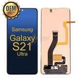 Samsung Galaxy S21 Ultra LCD Touch Screen Digitizer Assembly without Frame Replacement - Black